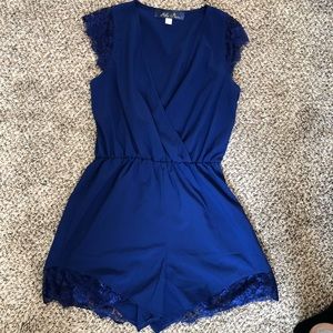Navy Blue Romper